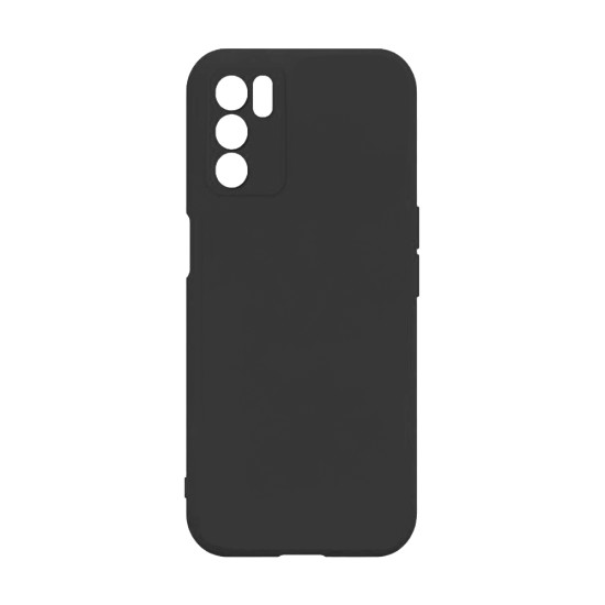 Silicone Case with Camera Shield for Oppo A16/Oppo A16S Black